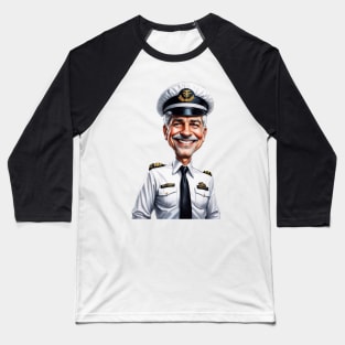 Airline Pilot Capt. Landit Baseball T-Shirt